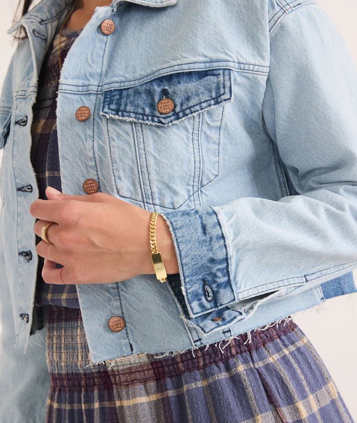 Rose & Lee Co Ray Jacket, Medium Wash by Marine Layer unknown