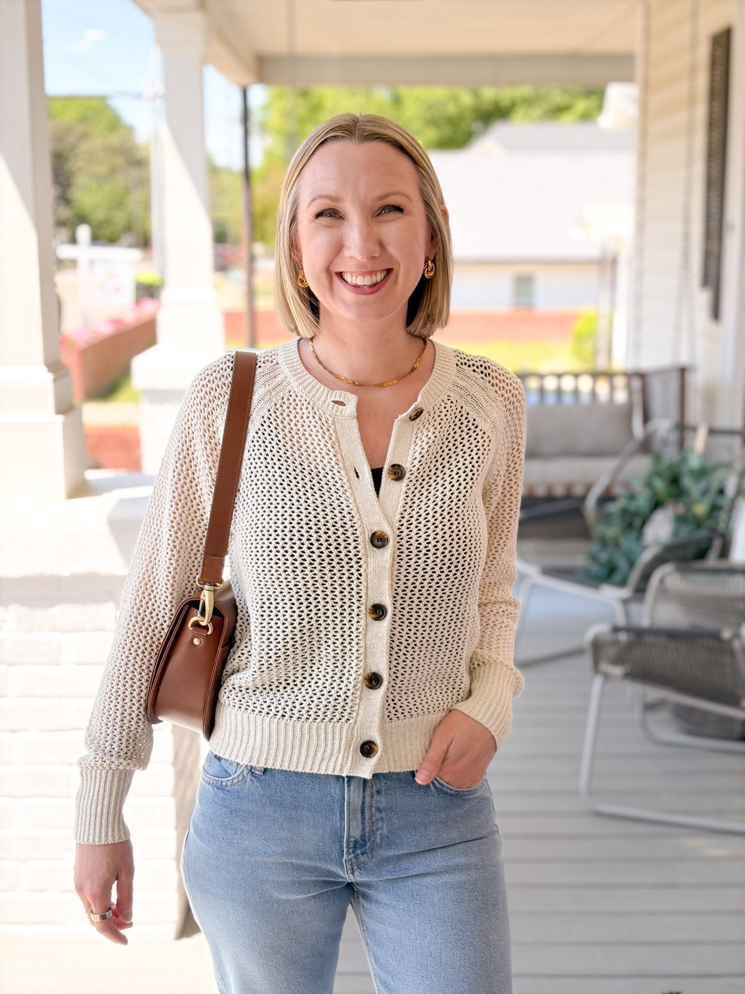 Rose & Lee Co Metallic Cardigan, Collagen by Sanctuary Cardigan