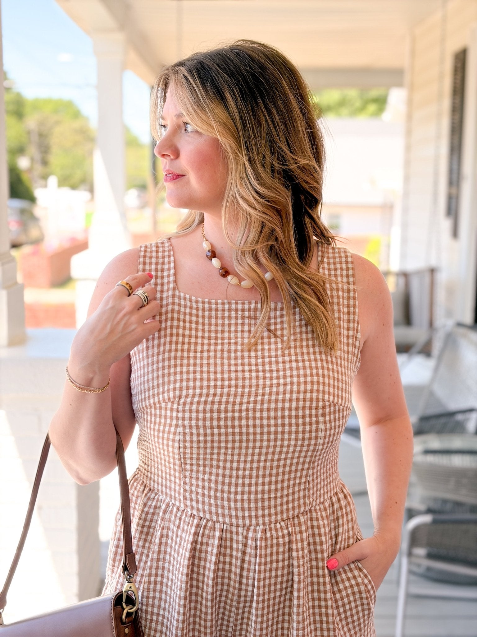 Rose & Lee Co Mila Jumpsuit, Brown Jumpsuit