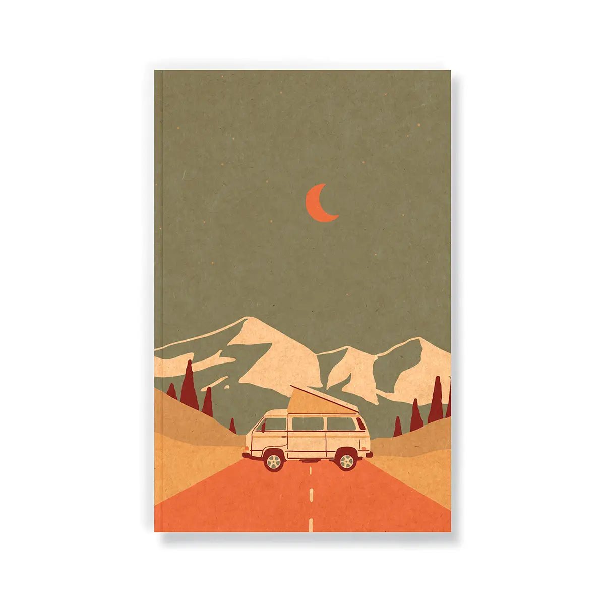 Rose & Lee Co Mountain Van Kraft Layflat Notebook Stationery