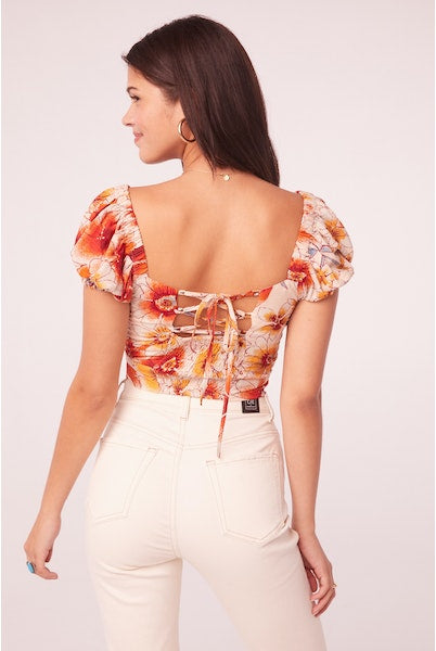 Multi Colored Floral Top Apex Ethical Boutique