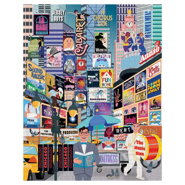 Rose & Lee Co 1,000 Piece Puzzle, Bucket List Musicals Home & Gifts