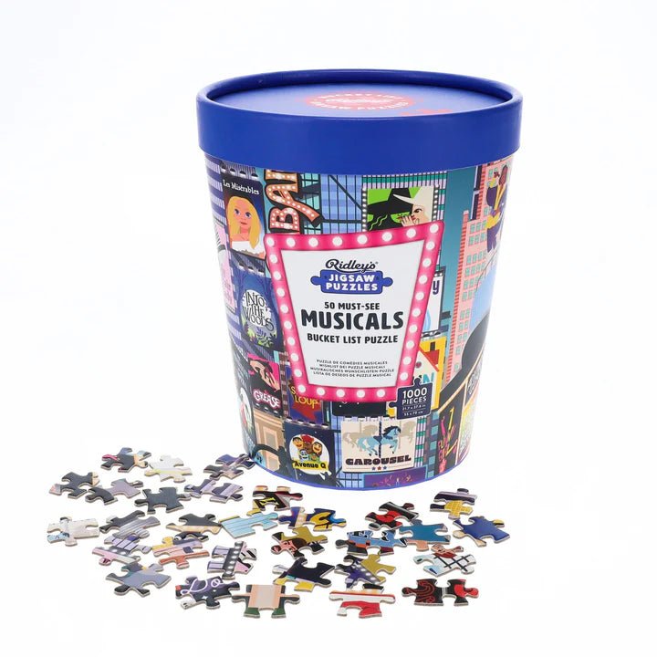 Rose & Lee Co 1,000 Piece Puzzle, Bucket List Musicals Home & Gifts