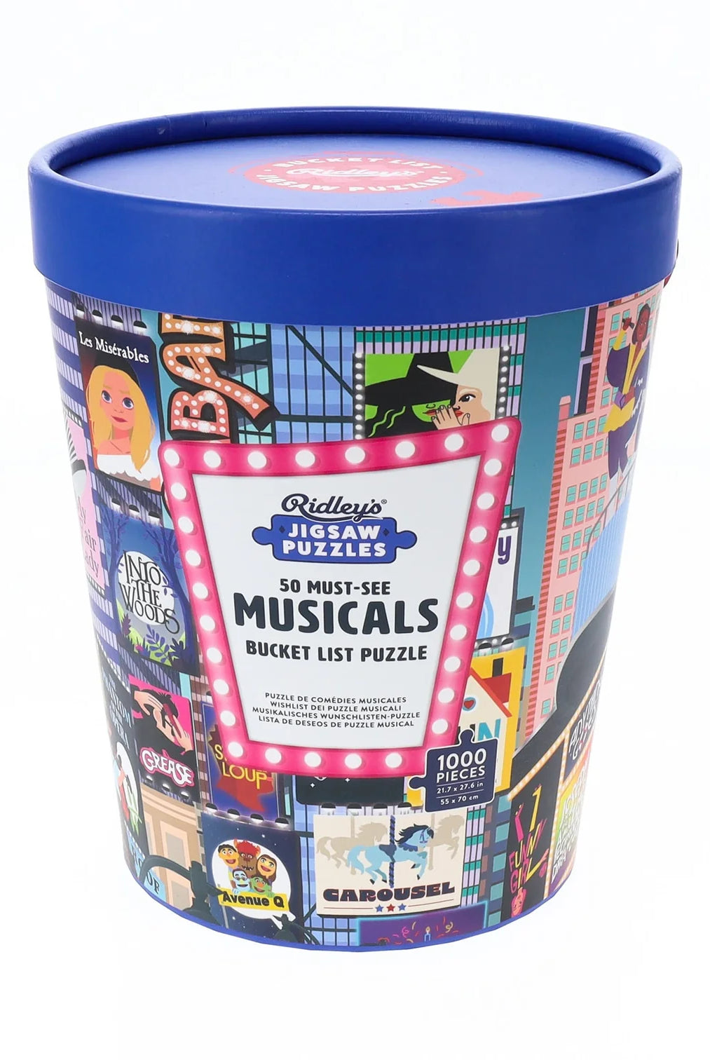 Rose & Lee Co 1,000 Piece Puzzle, Bucket List Musicals Home & Gifts