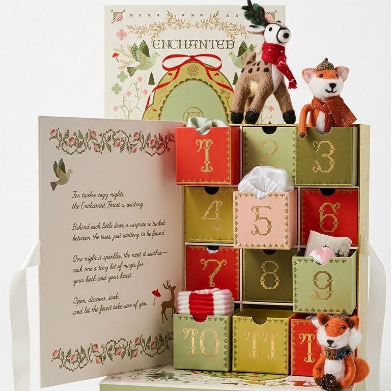Rose & Lee Co Enchanted Forest Bath & Body Advent Calendar Gift Set Bath & Body