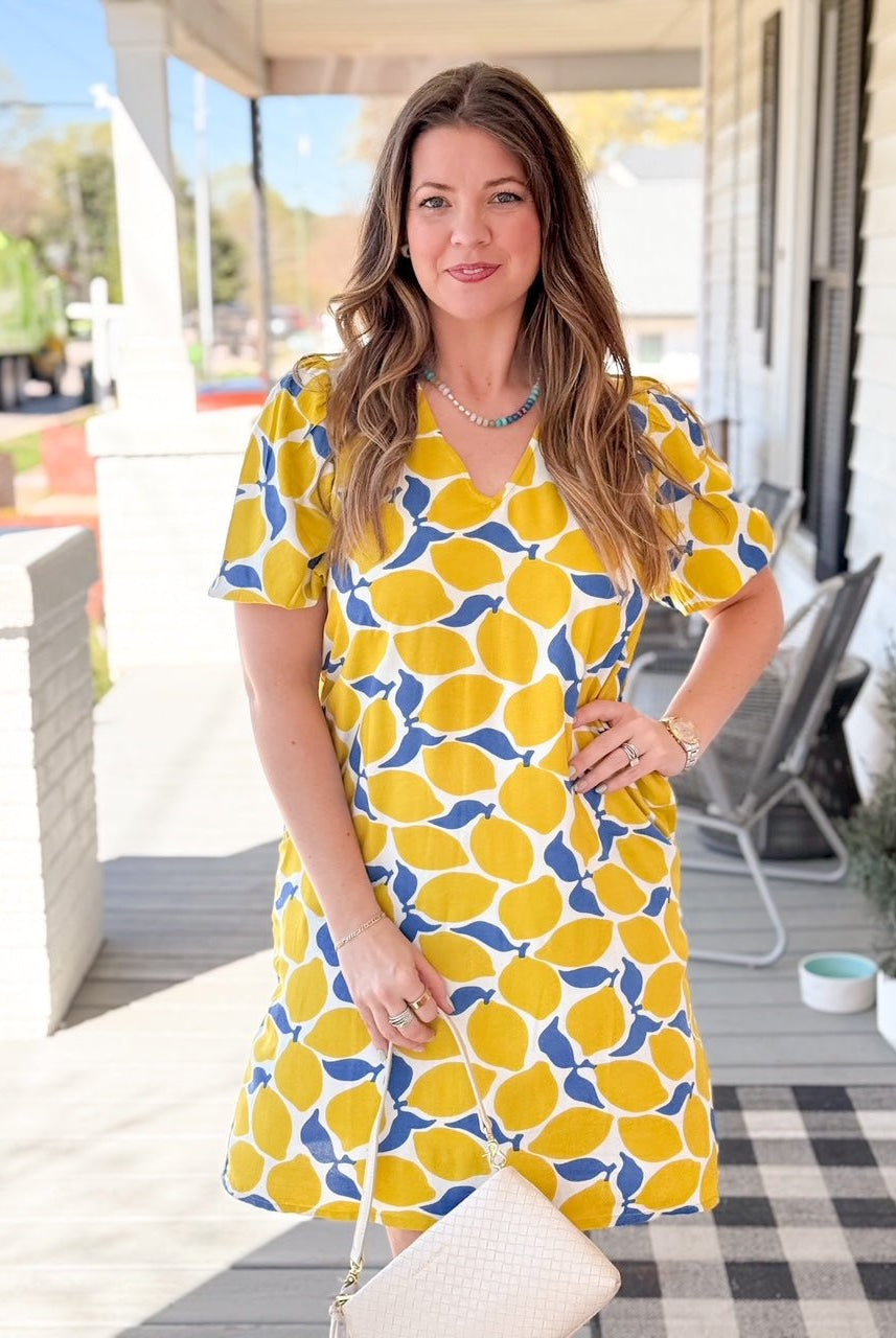 Rose & Lee Co Myra Dress, Limoncello Work Dress