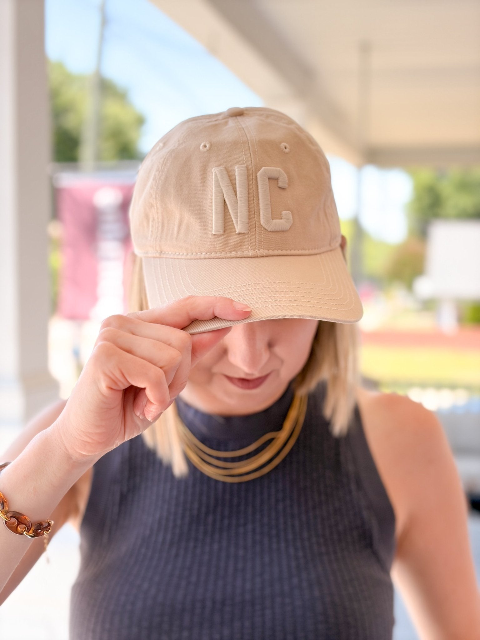 Rose & Lee Co NC Cotton Dad Hat, Monochrome Accessories