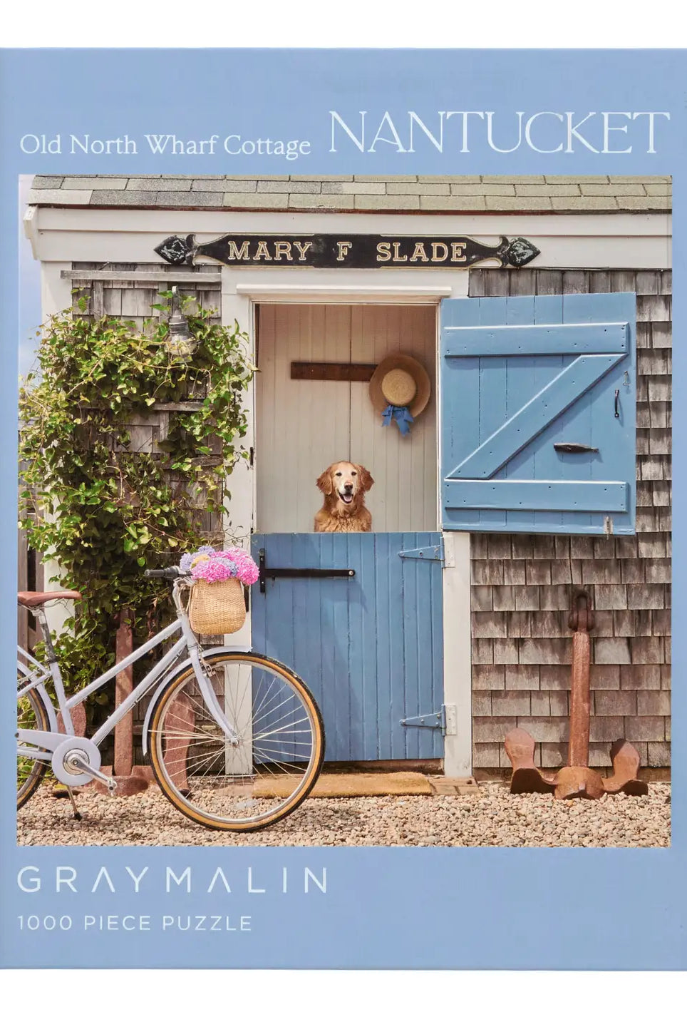 Rose & Lee Co 1,000 Piece Book Box Puzzle, Nantucket Home & Gifts