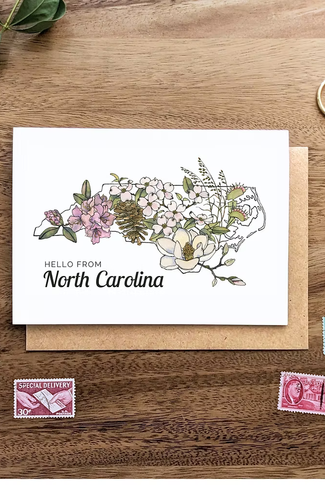 NC Native Plants Card