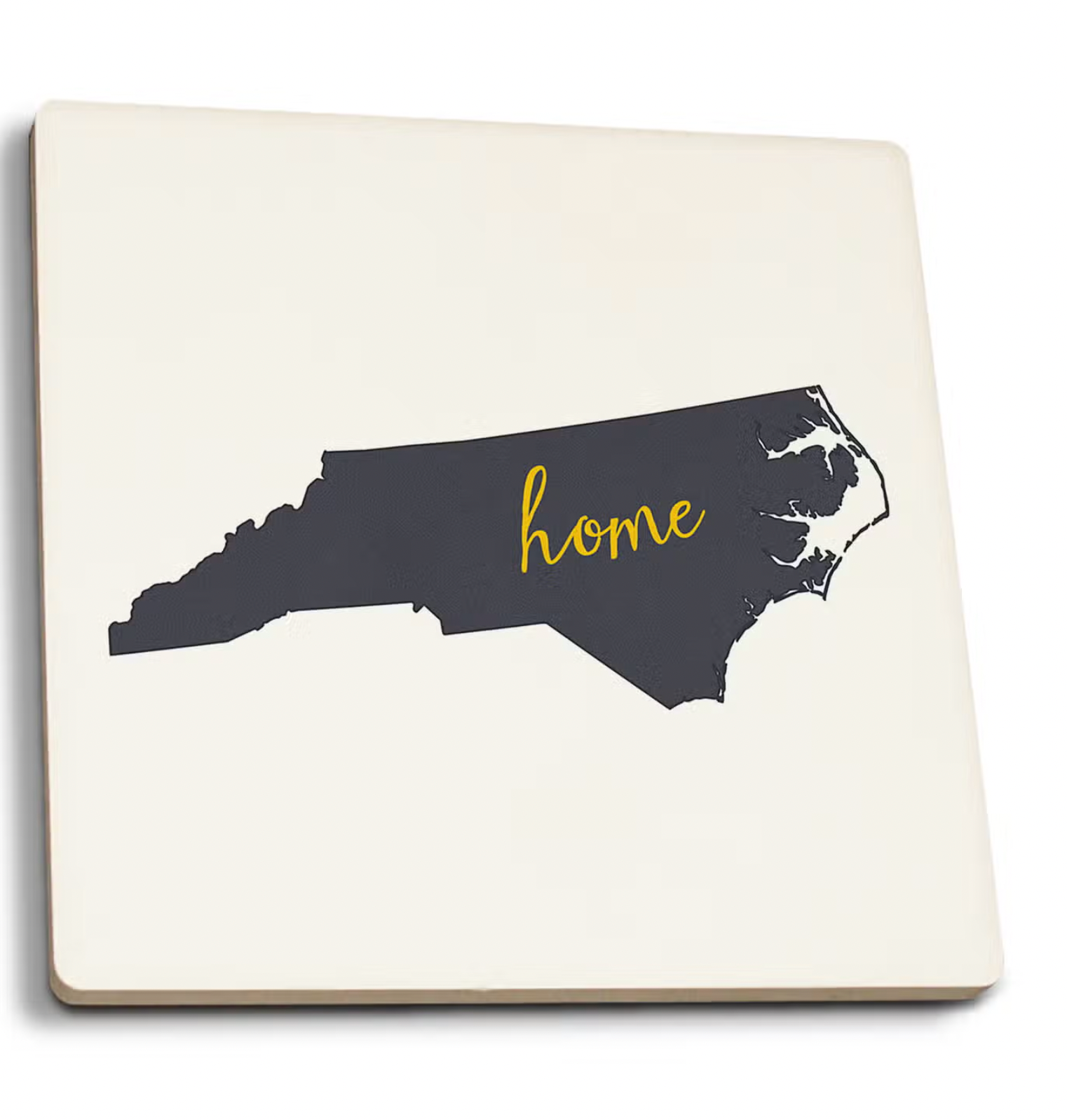 North Carolina Home State Ceramic Coaster Apex Ethical Boutique