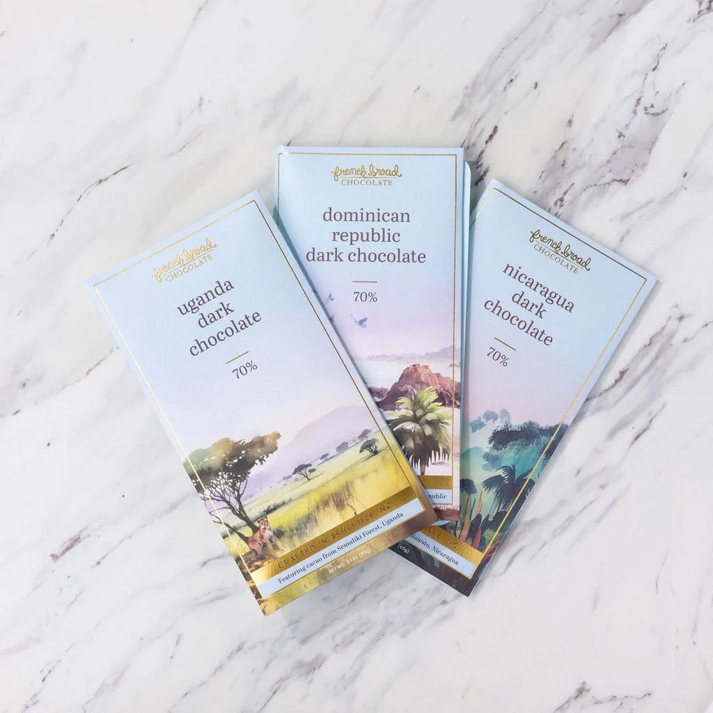 Rose & Lee Co Single Origin 3 Bar Collection, 60g Food & Drink
