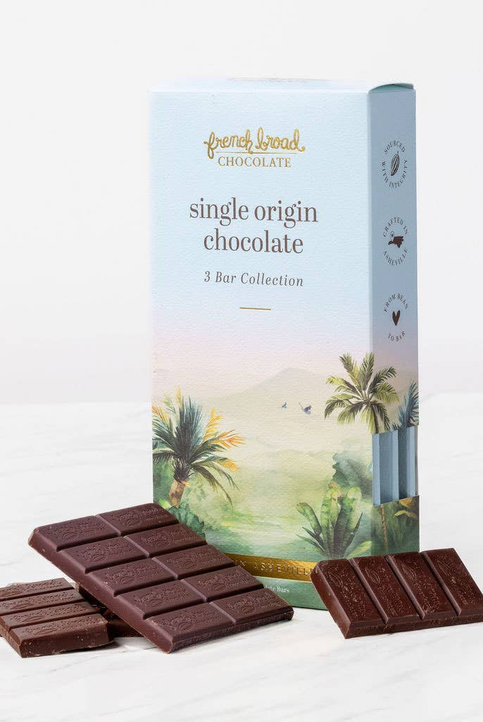 Rose & Lee Co Single Origin 3 Bar Collection, 60g Food & Drink