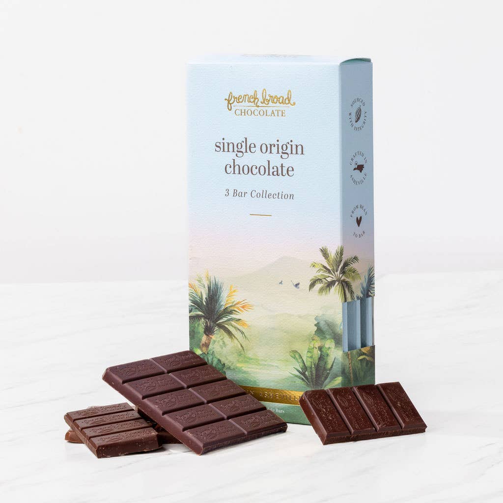 Rose & Lee Co Single Origin 3 Bar Collection, 60g Food & Drink