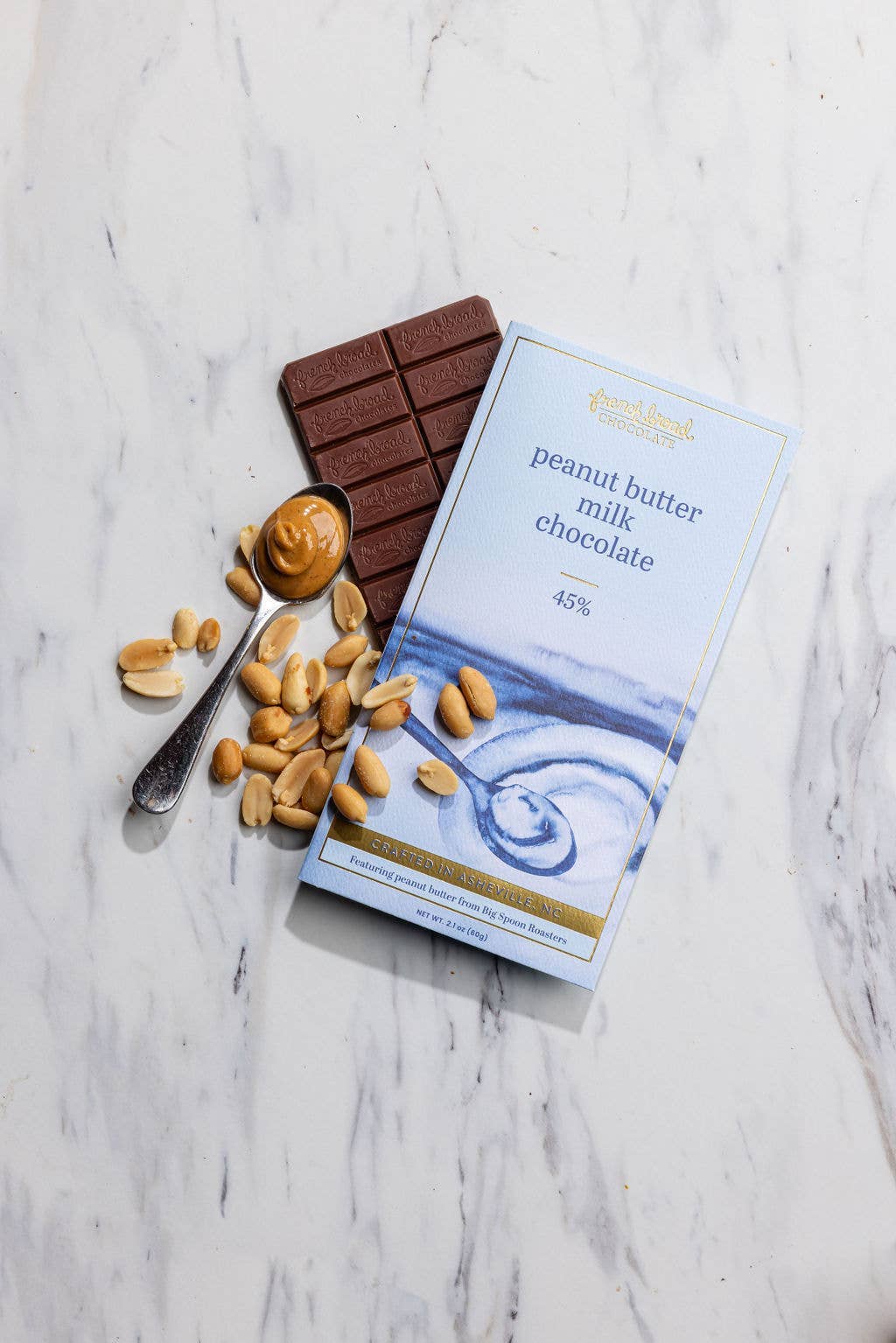 Rose & Lee Co Peanut Butter Milk Chocolate Bar 45%, 60g Food & Drink