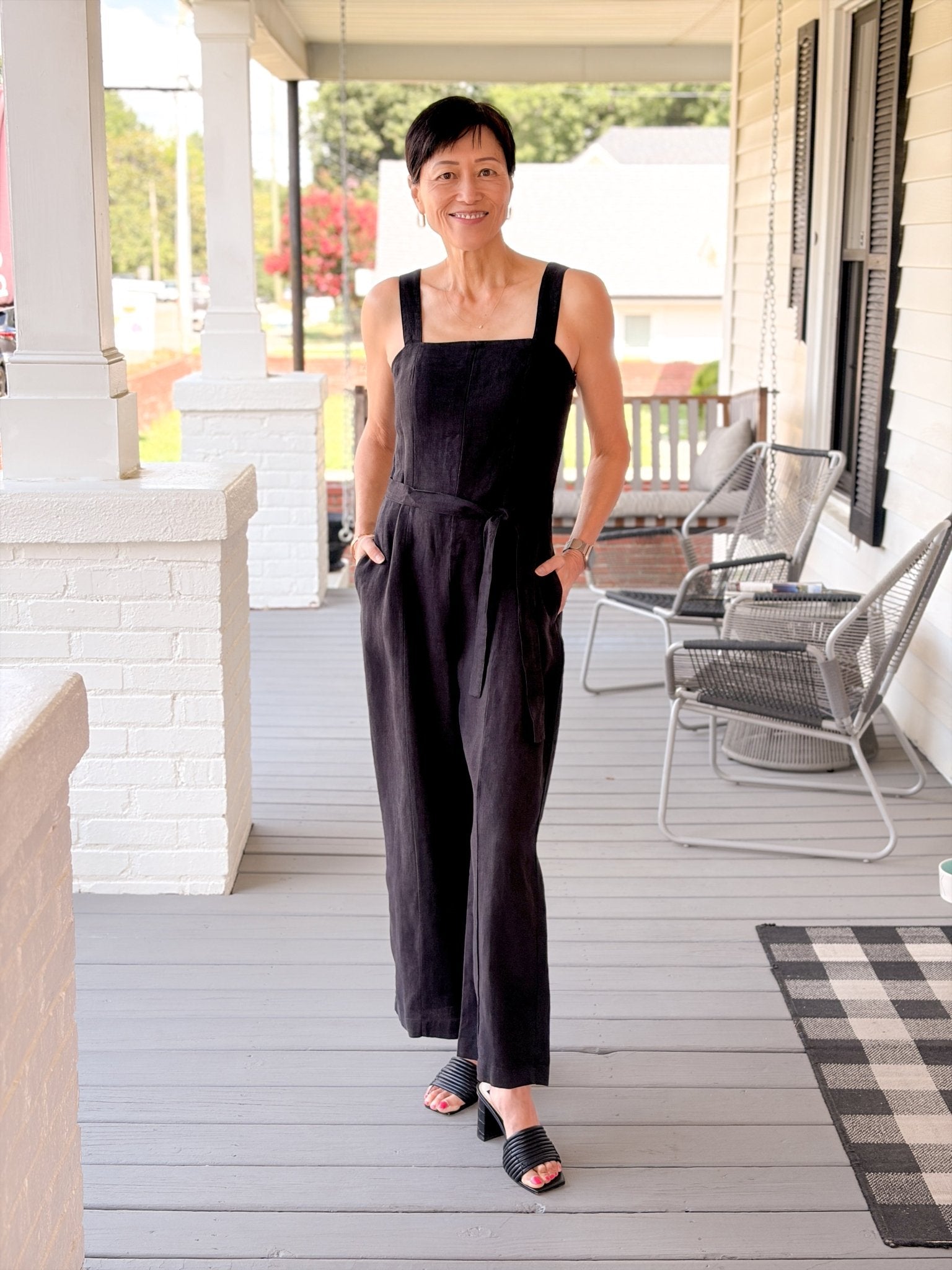 Rose & Lee Co Phoebe Jumpsuit, Black by Mavi Jeans Jumpsuit