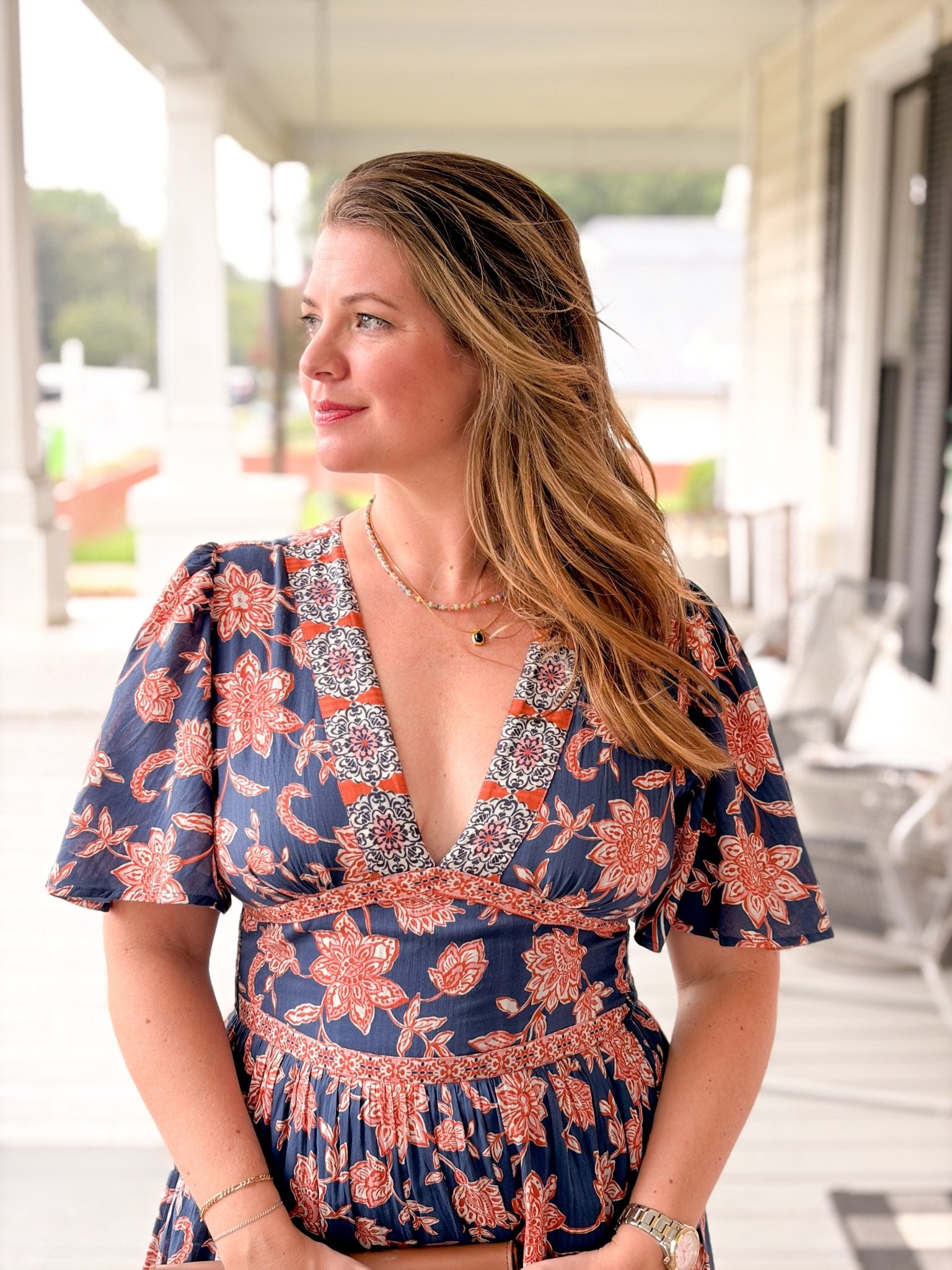 Rose & Lee Co Piazza Dress, Blue Iris Event Dress