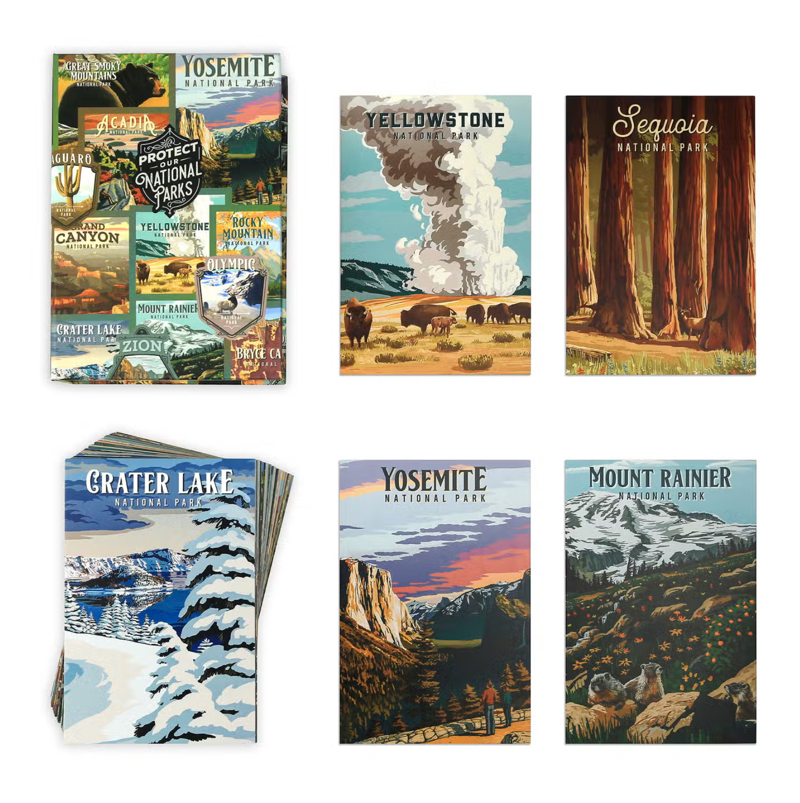 Postcard Box Set, Protect Our National Parks Apex Ethical Boutique