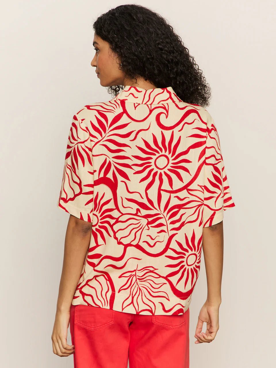 Rose & Lee Co Relaxed Vacation Shirt, Sunny Riviera by Sanctuary unknown
