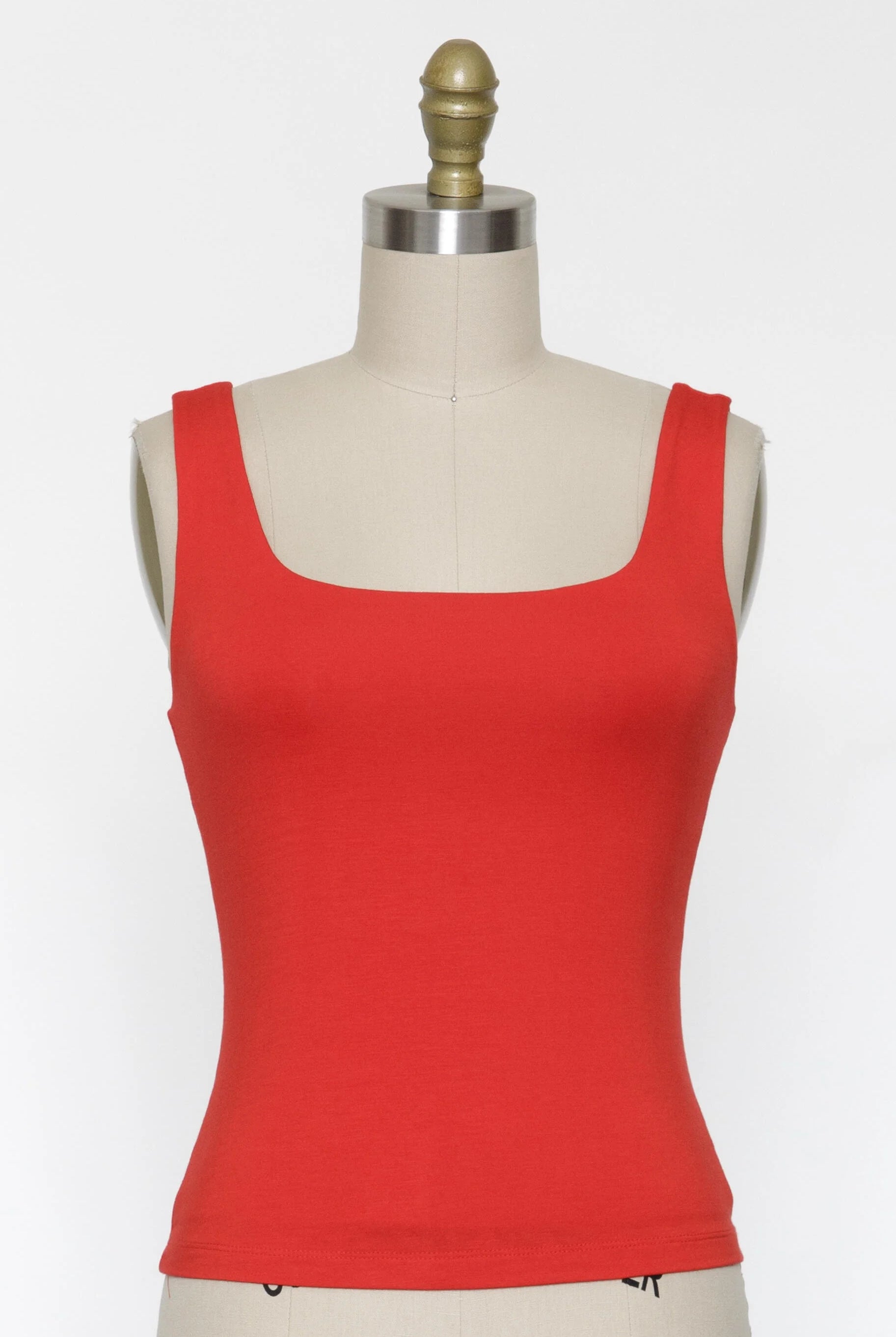 Red Tank Top Apex Ethical Boutique