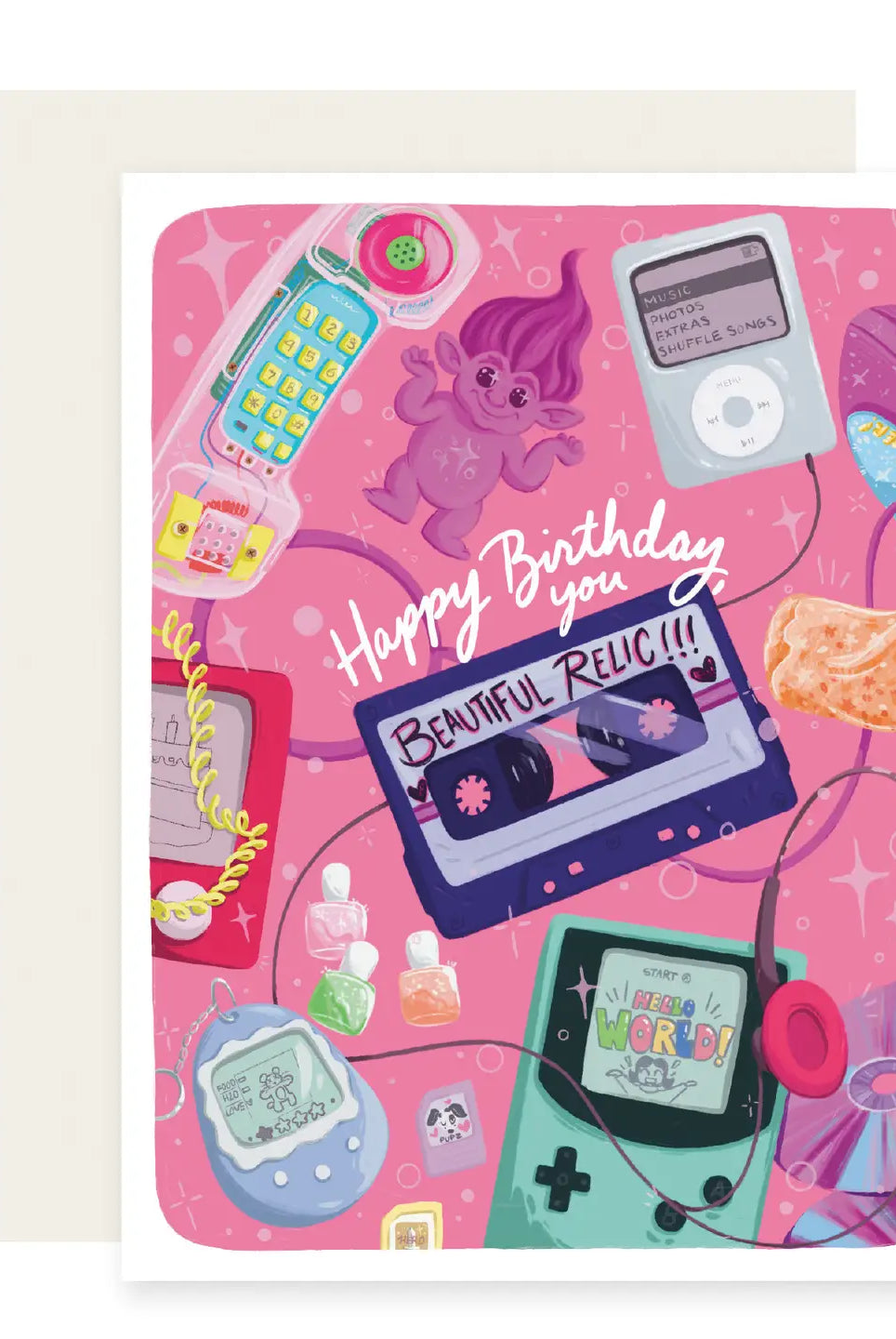 Rose & Lee Co Relic 90's Nostalgia Birthday Card Stationery