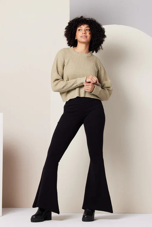 Ribbed Knit Sweater Apex Ethical Boutique