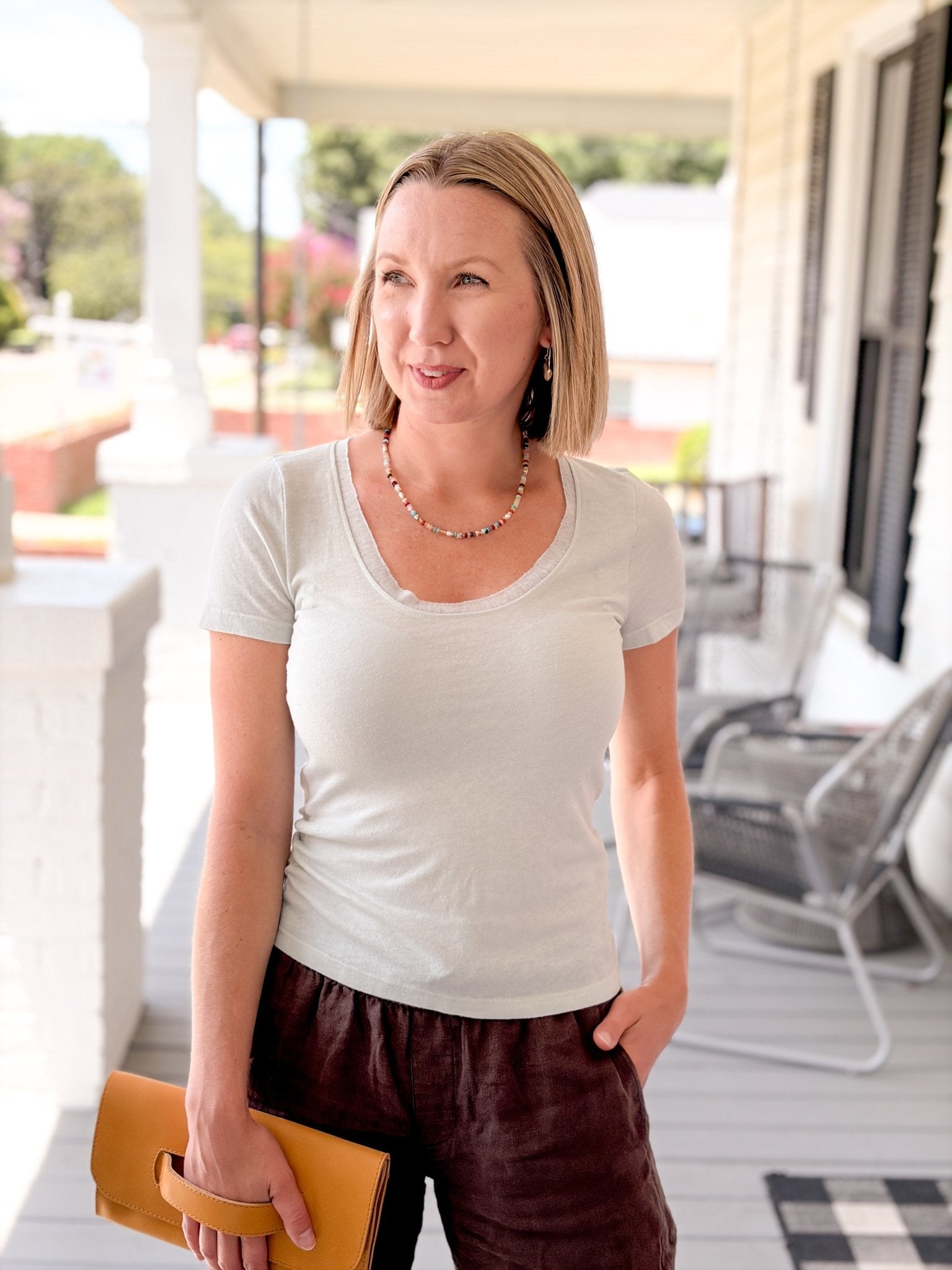 Rose & Lee Co Ronny Tee, Moonstone by Project Social T short sleeve