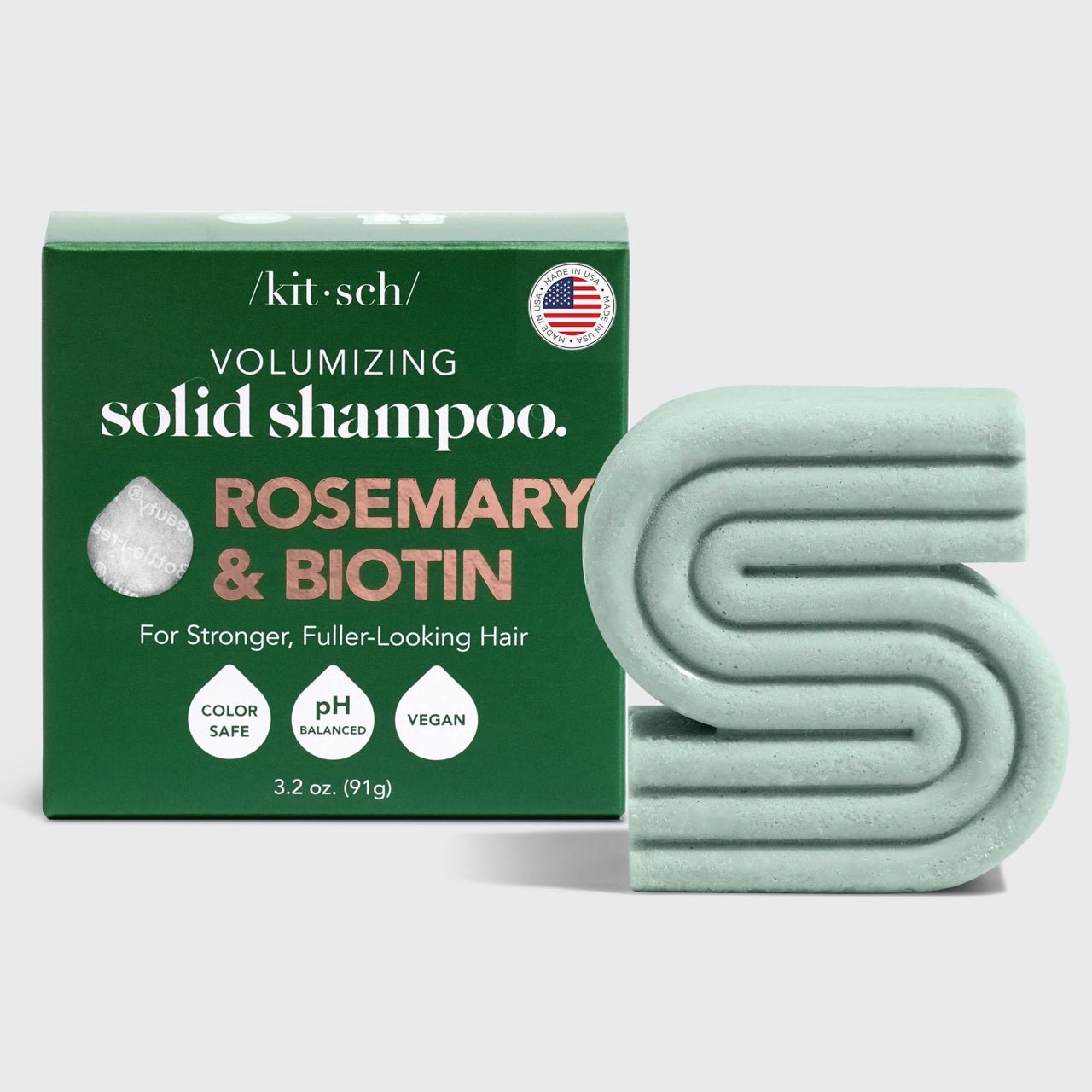 Rose & Lee Co Rosemary & Biotin Volumizing Solid Shampoo Hair