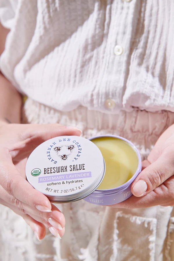 Rose & Lee Co Beeswax Salve, Rosemary Lavender Bath & Body