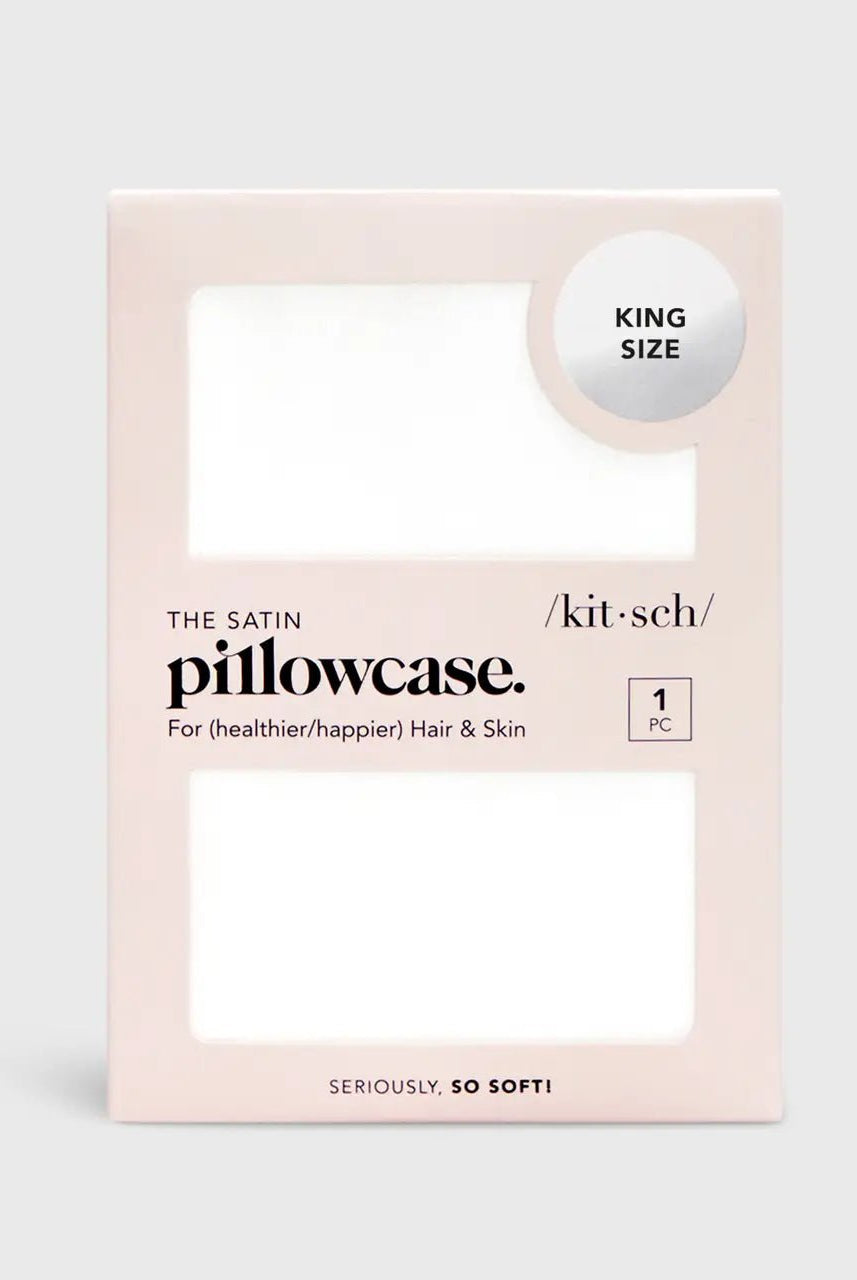 Rose & Lee Co Satin King Pillowcase, Ivory Home & Gifts