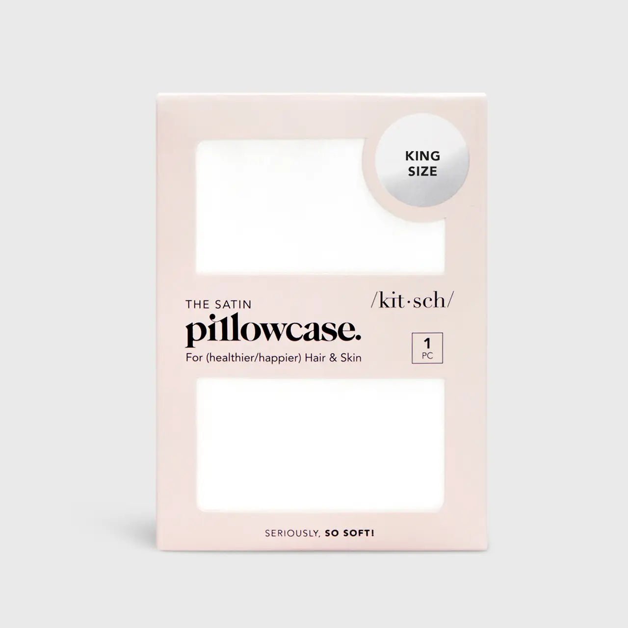Rose & Lee Co Satin King Pillowcase, Ivory Home & Gifts