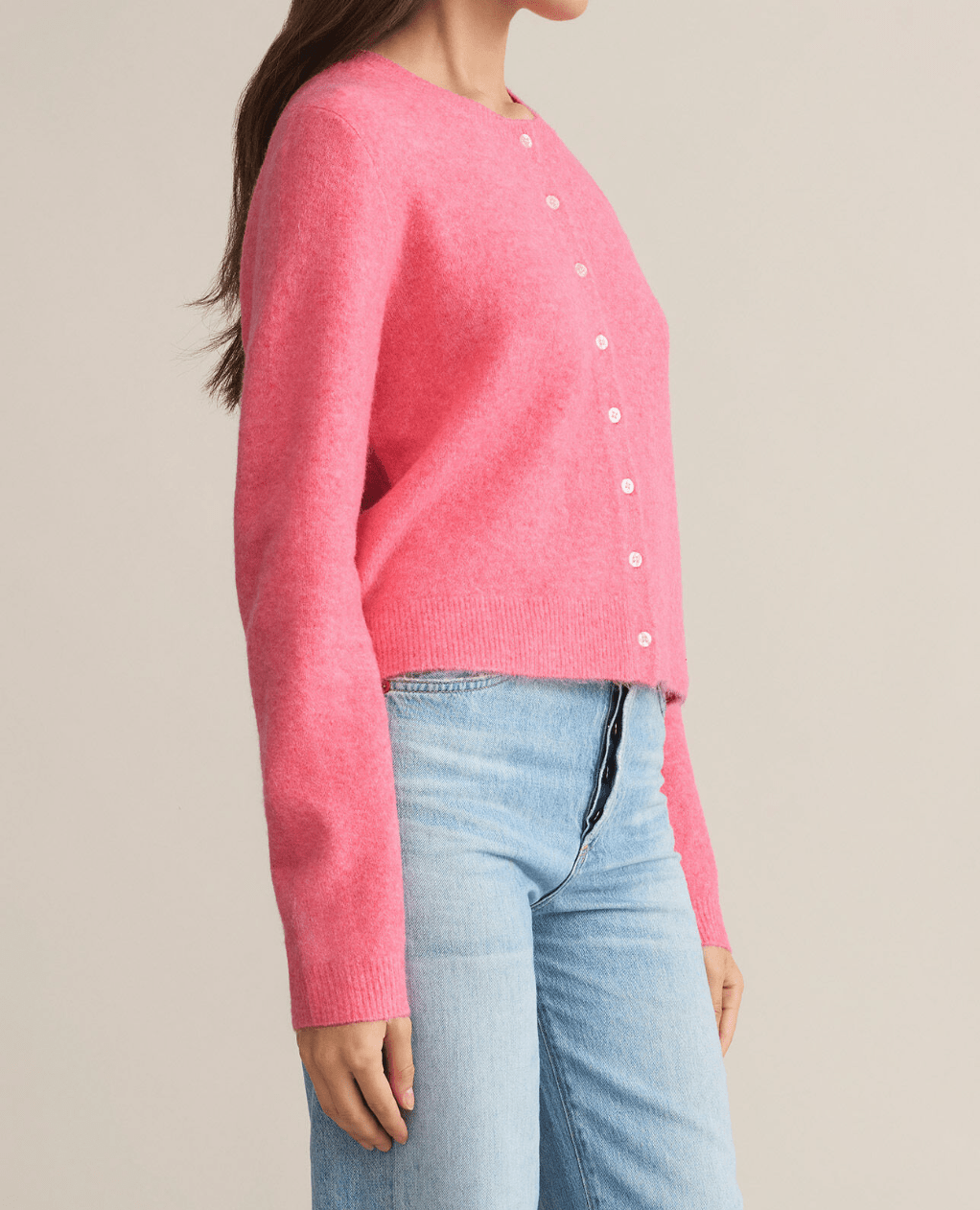 Rose & Lee Co Medina Cardigan, Disco Pink by Z Supply Cardigan
