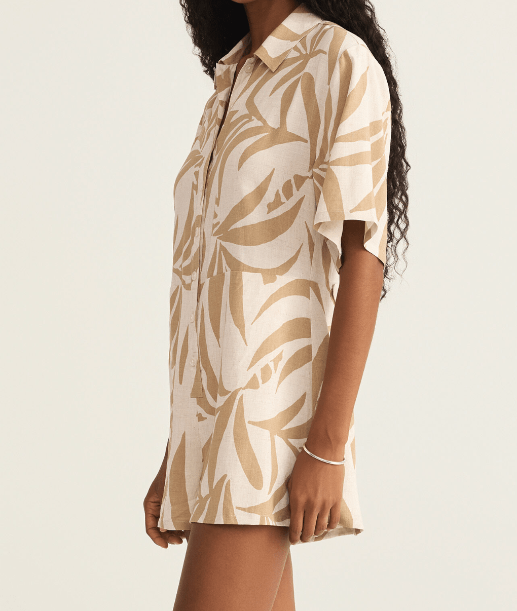 Rose & Lee Co Marcel Romper, Santal by Z Supply unknown