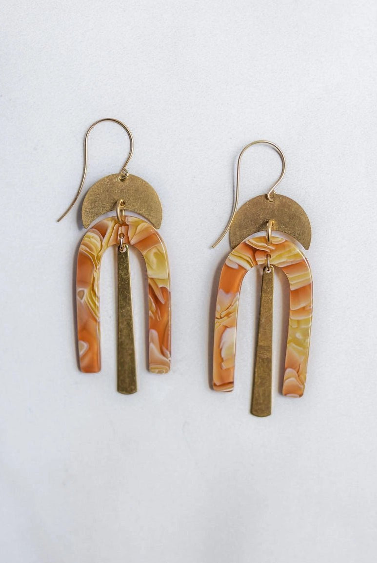 Rose & Lee Co Serene Sorbet Earrings Earrings