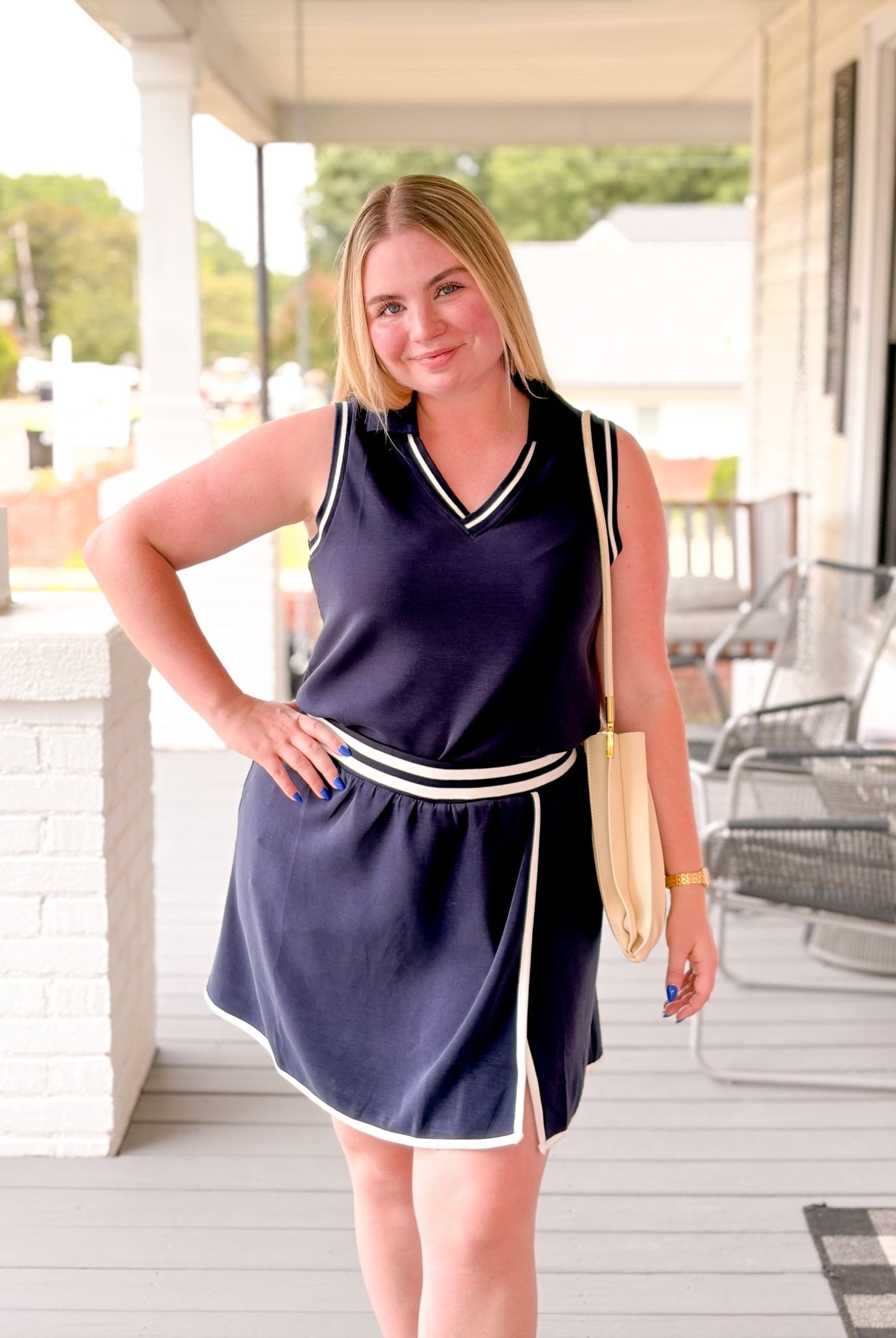 Rose & Lee Co Stevie Skirt, True Navy Skirts