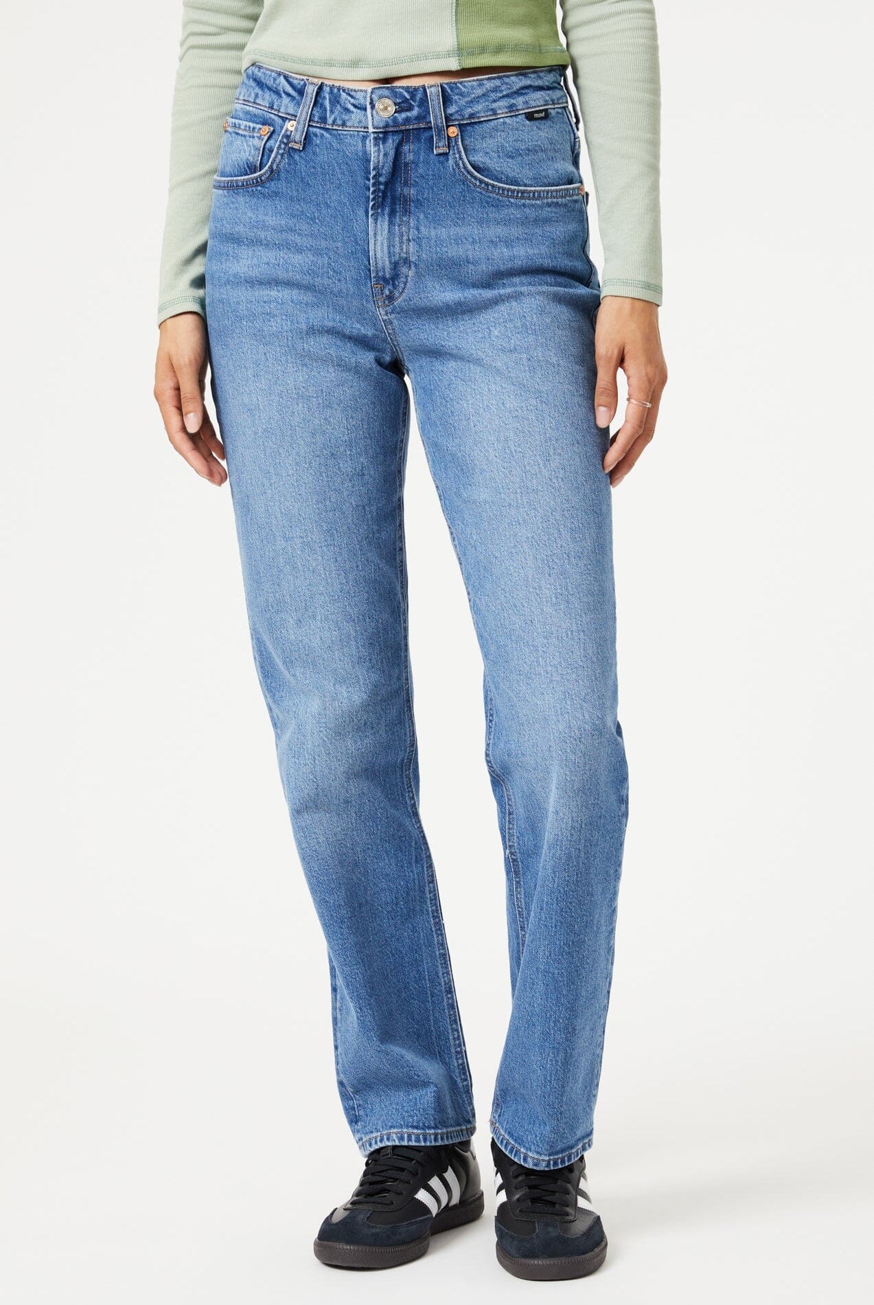 Straight Leg Denim Jeans Apex Ethical Boutique