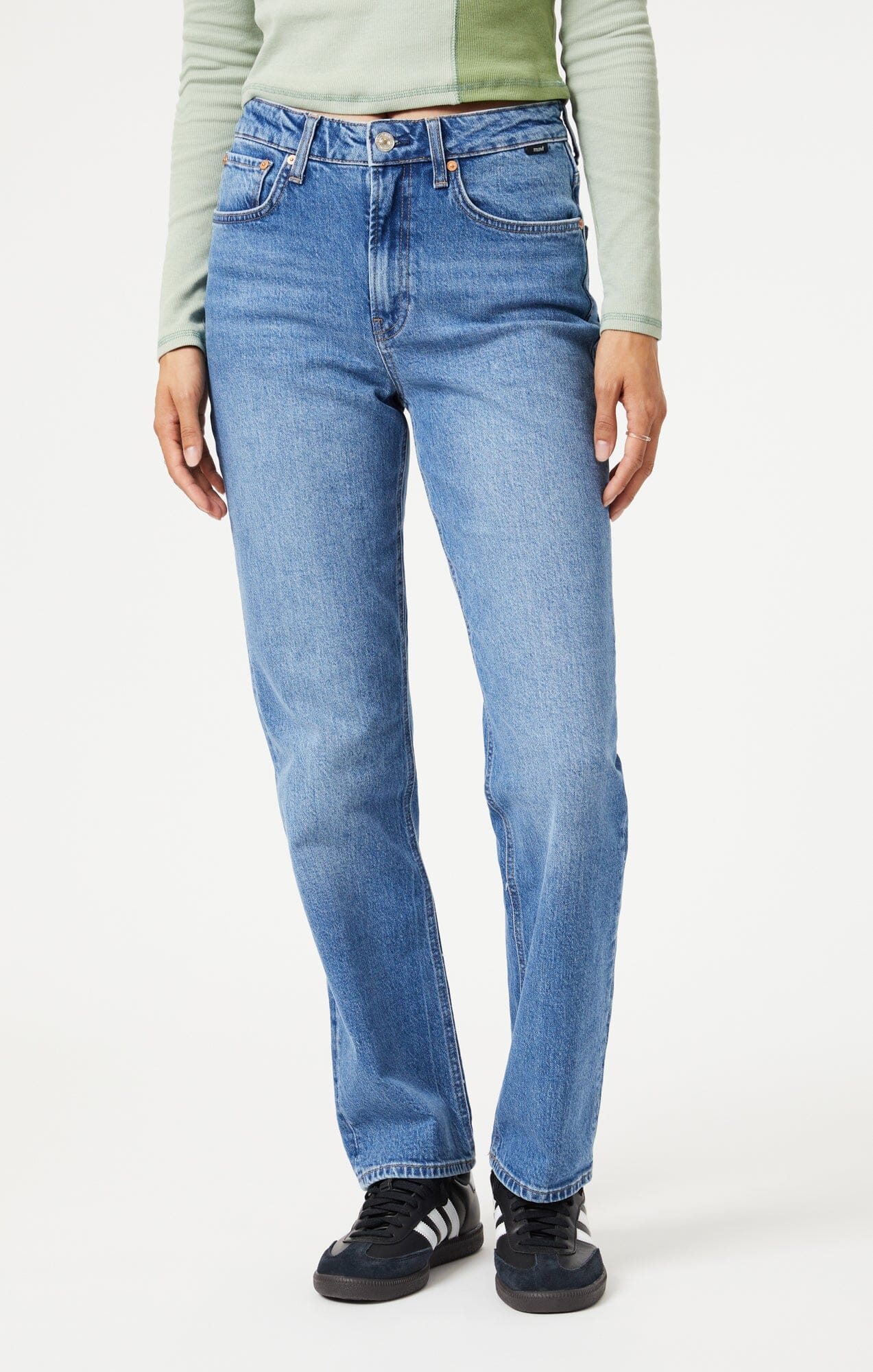 Straight Leg Denim Jeans Apex Ethical Boutique