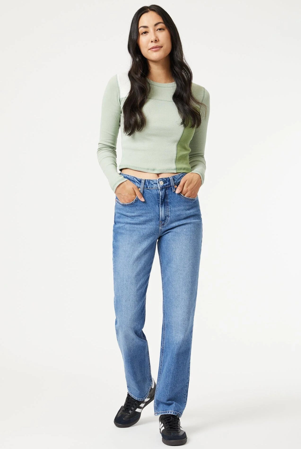 Straight Leg Denim Jeans Apex Ethical Boutique