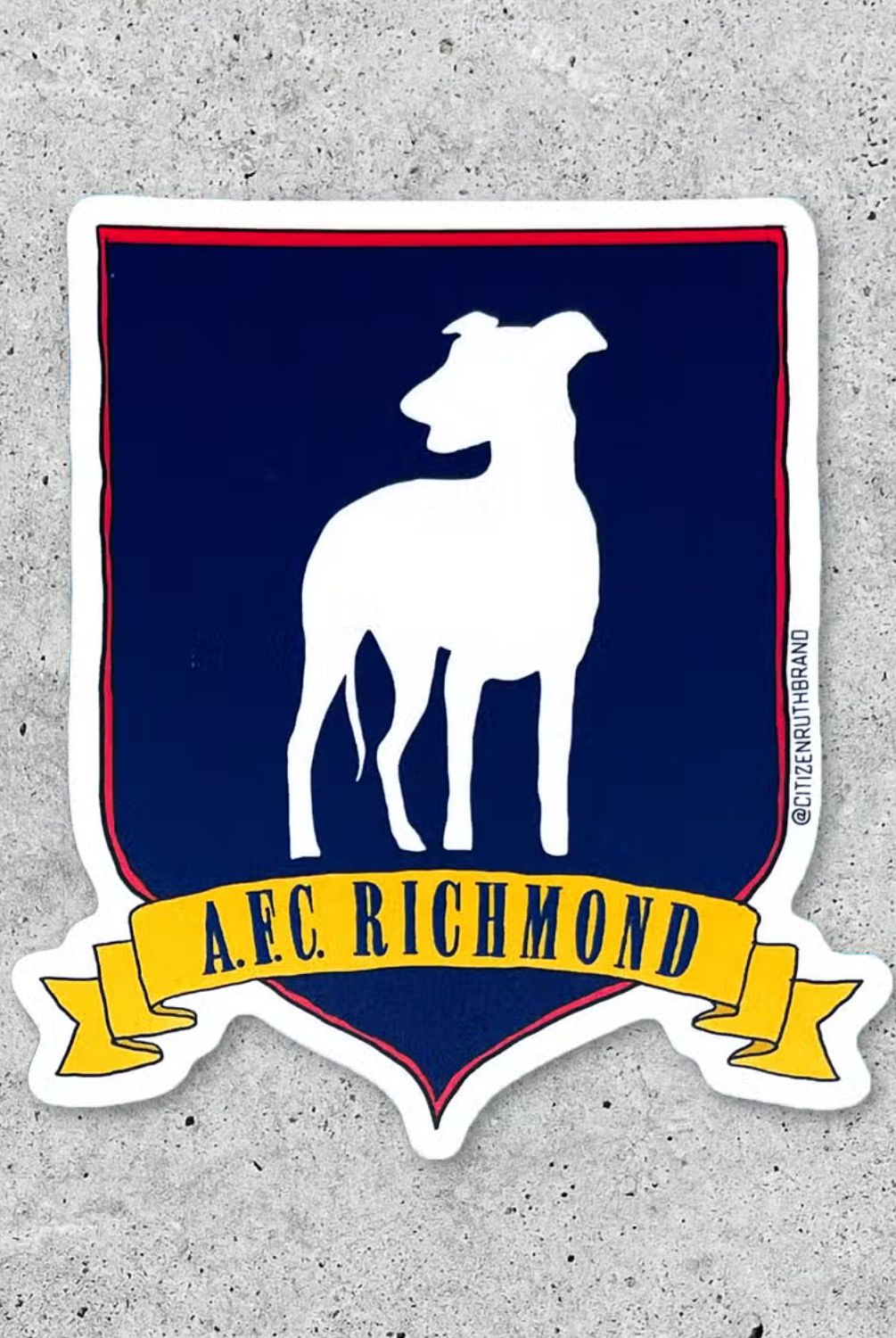 Ted Lasso Afc Richmond Sticker Apex Ethical Boutique