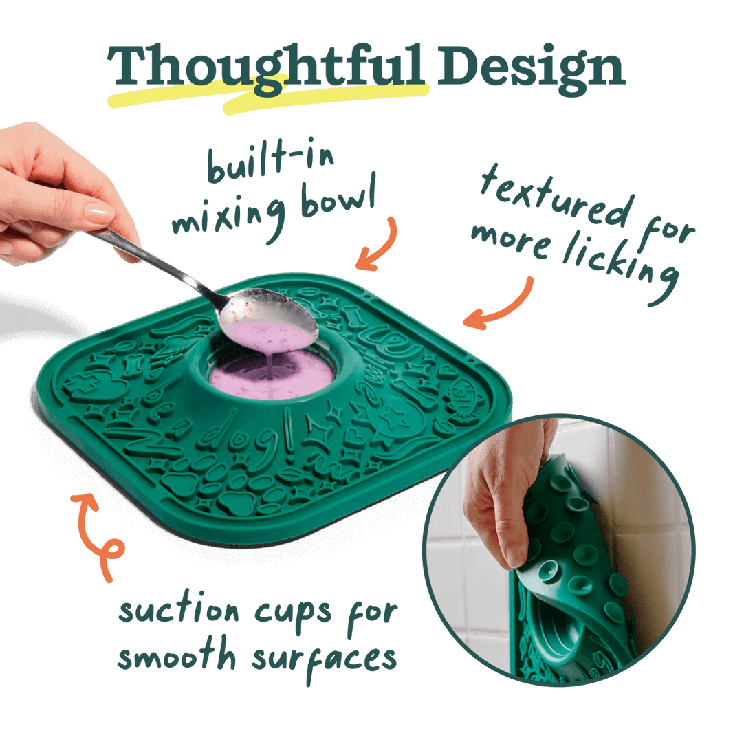 Rose & Lee Co LickMat, Green Pets