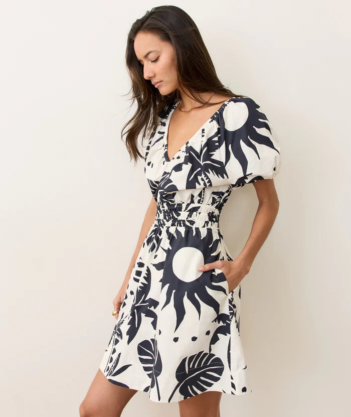 Emery Dress, Starlit Desert by Marine Layer Women Owned Ethical Boutique Durham NC