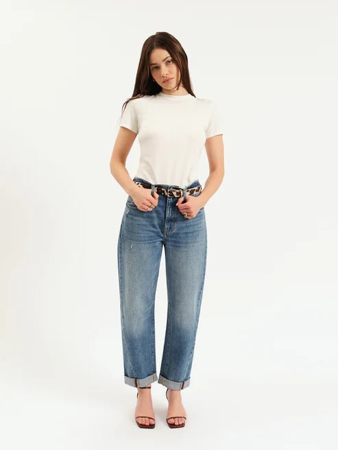 Rose & Lee Co Venice Barrel Jeans, The Blues Denim
