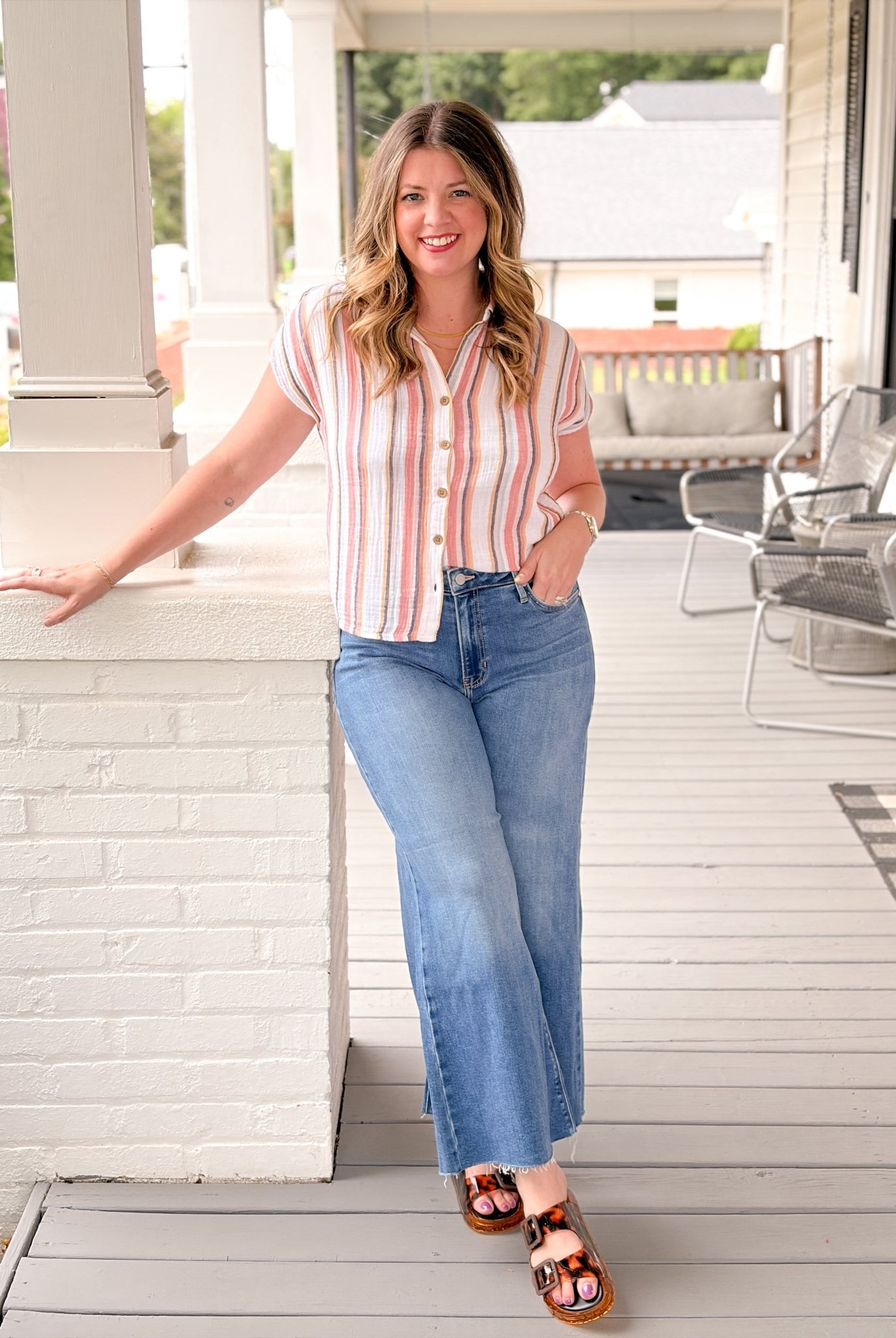Rose & Lee Co Vienna Jeans, Medium Denim Denim