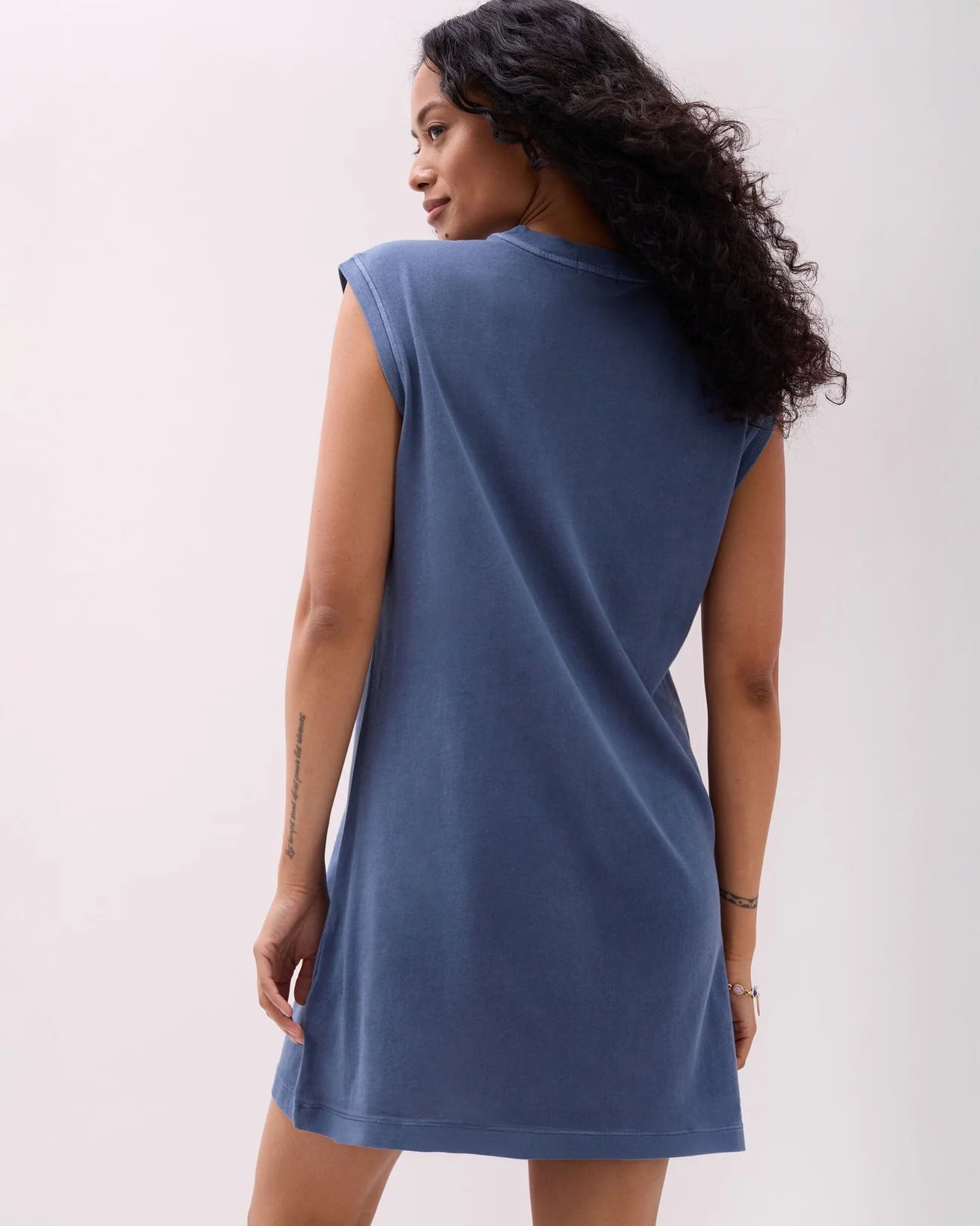 Vintage Indigo Relaxed Mini Length Dress