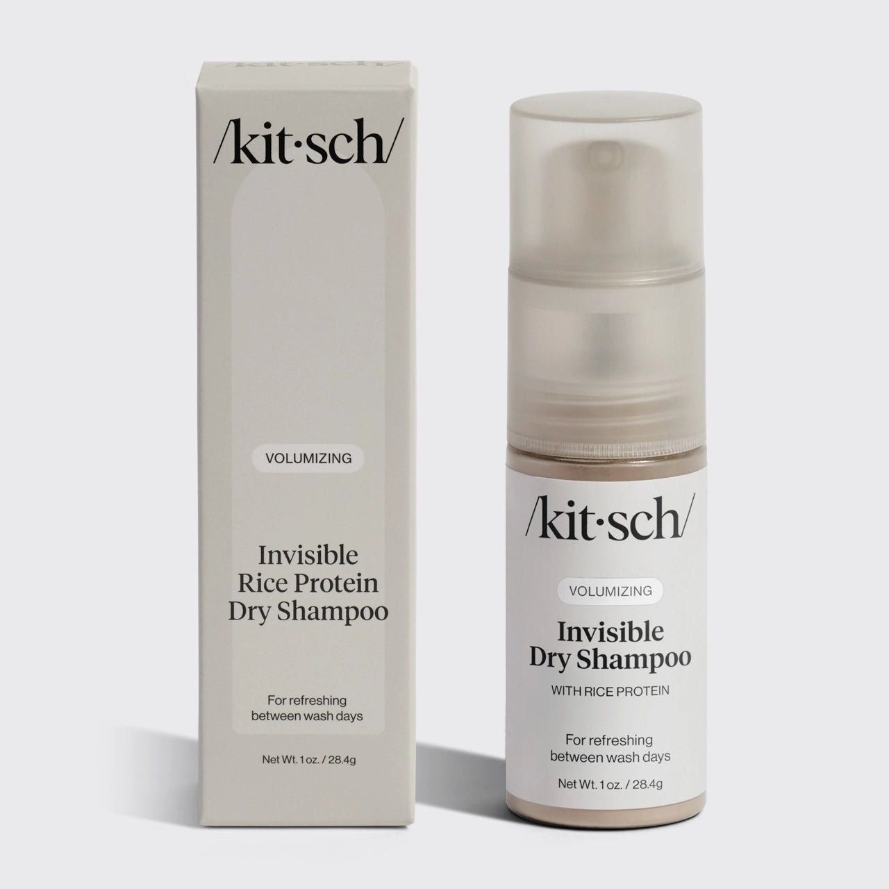 Rose & Lee Co Volumizing Rice Protein Dry Shampoo, Invisible 1 oz Hair