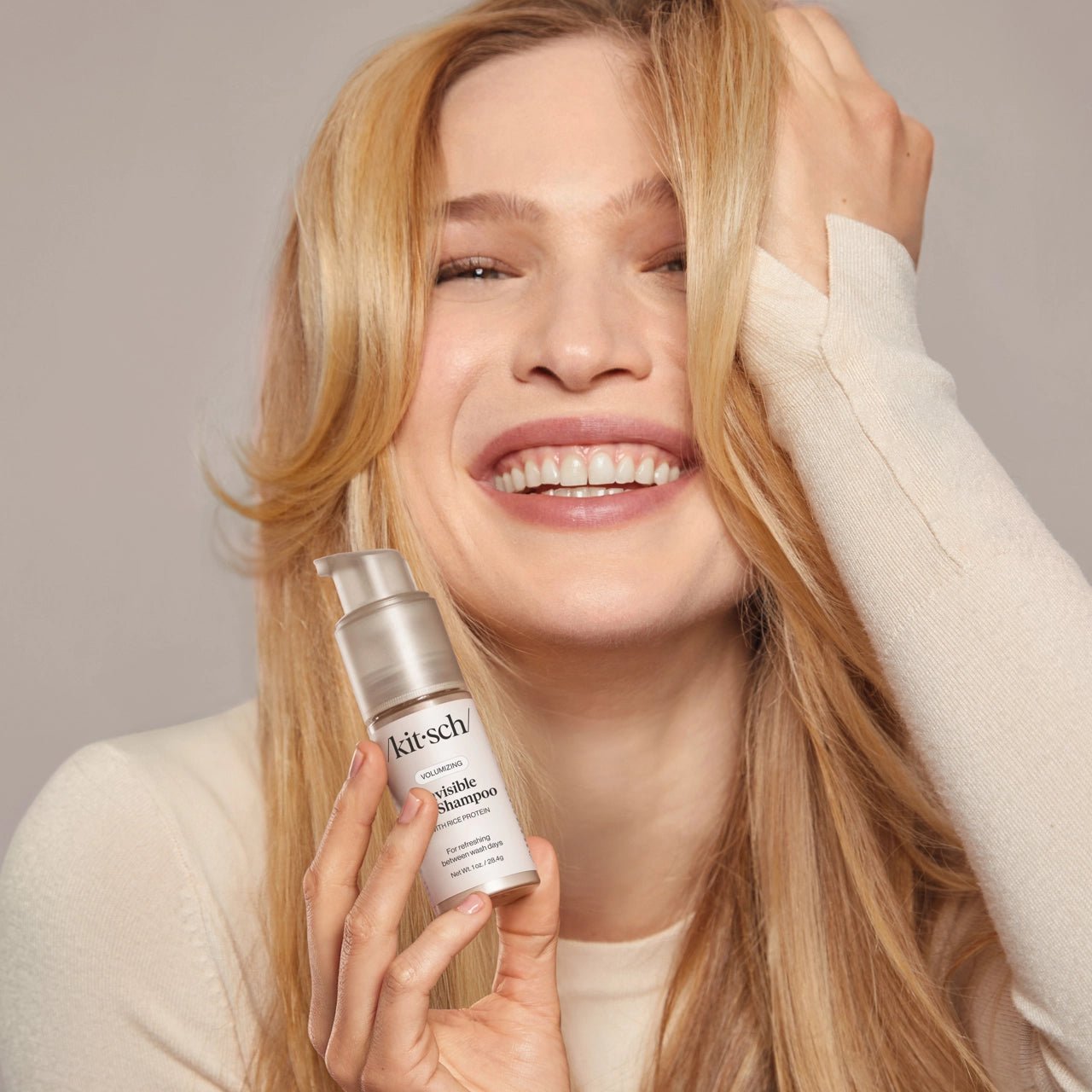 Rose & Lee Co Volumizing Rice Protein Dry Shampoo, Invisible 1 oz Hair