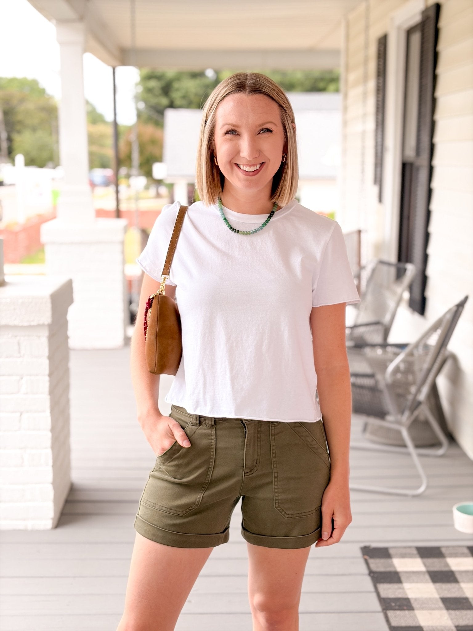 Rose & Lee Co Wander On Shorts, Burnt Olive by Sanctuary Other Shorts