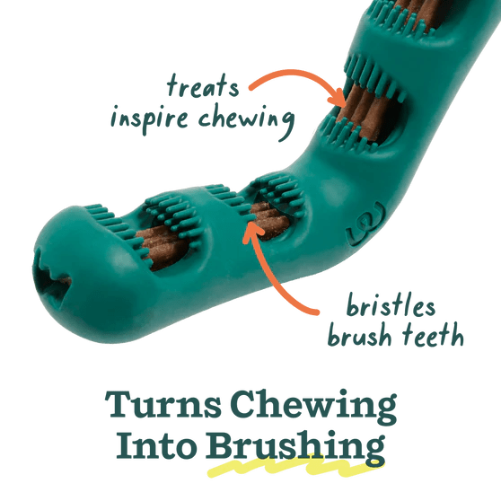 Rose & Lee Co The Bite n' Brush, Large Pets