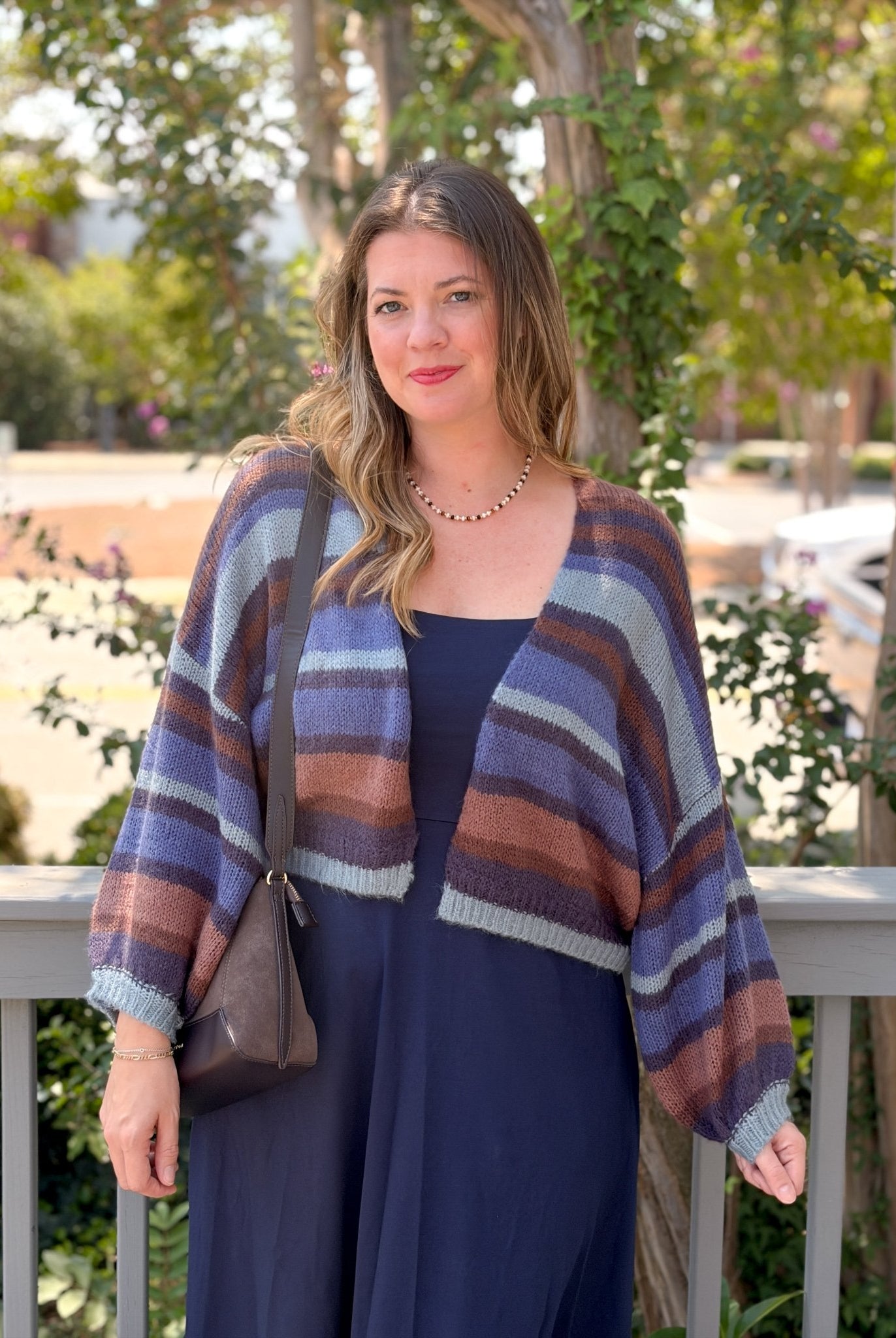 Rose & Lee Co Aden Sweater, Indigo Cardigan
