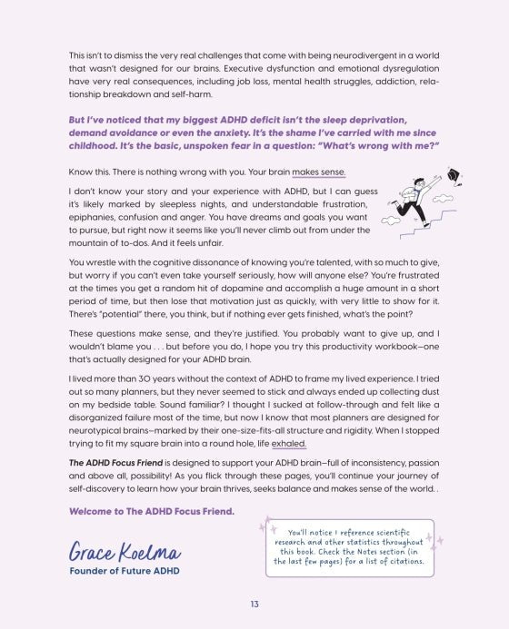 Rose & Lee Co The Adhd Focus Friend Book Home & Gifts