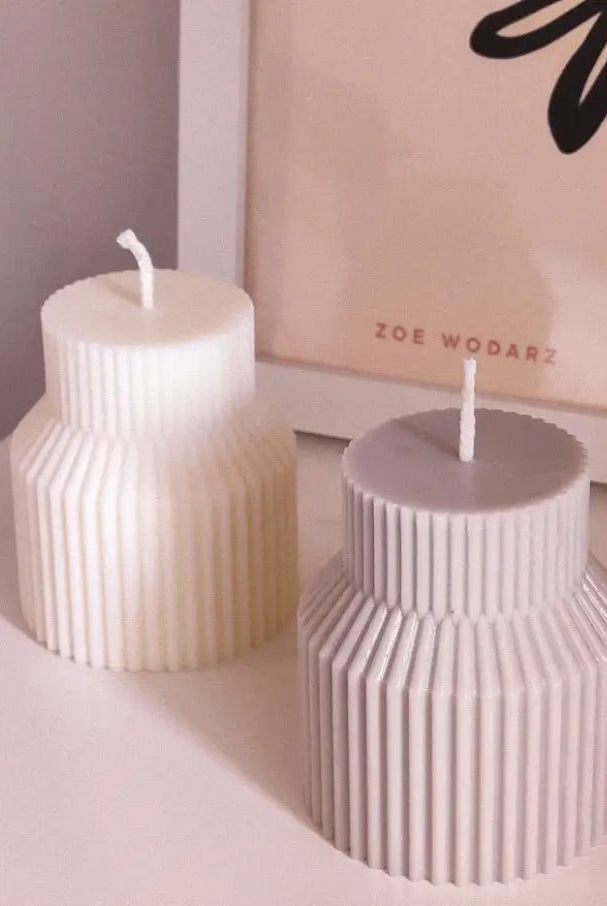 Rose & Lee Co Austin Pillar Candle, Nude Tones/Scented unknown